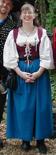 Basic Peasant Blouse and Skirt with Bodice